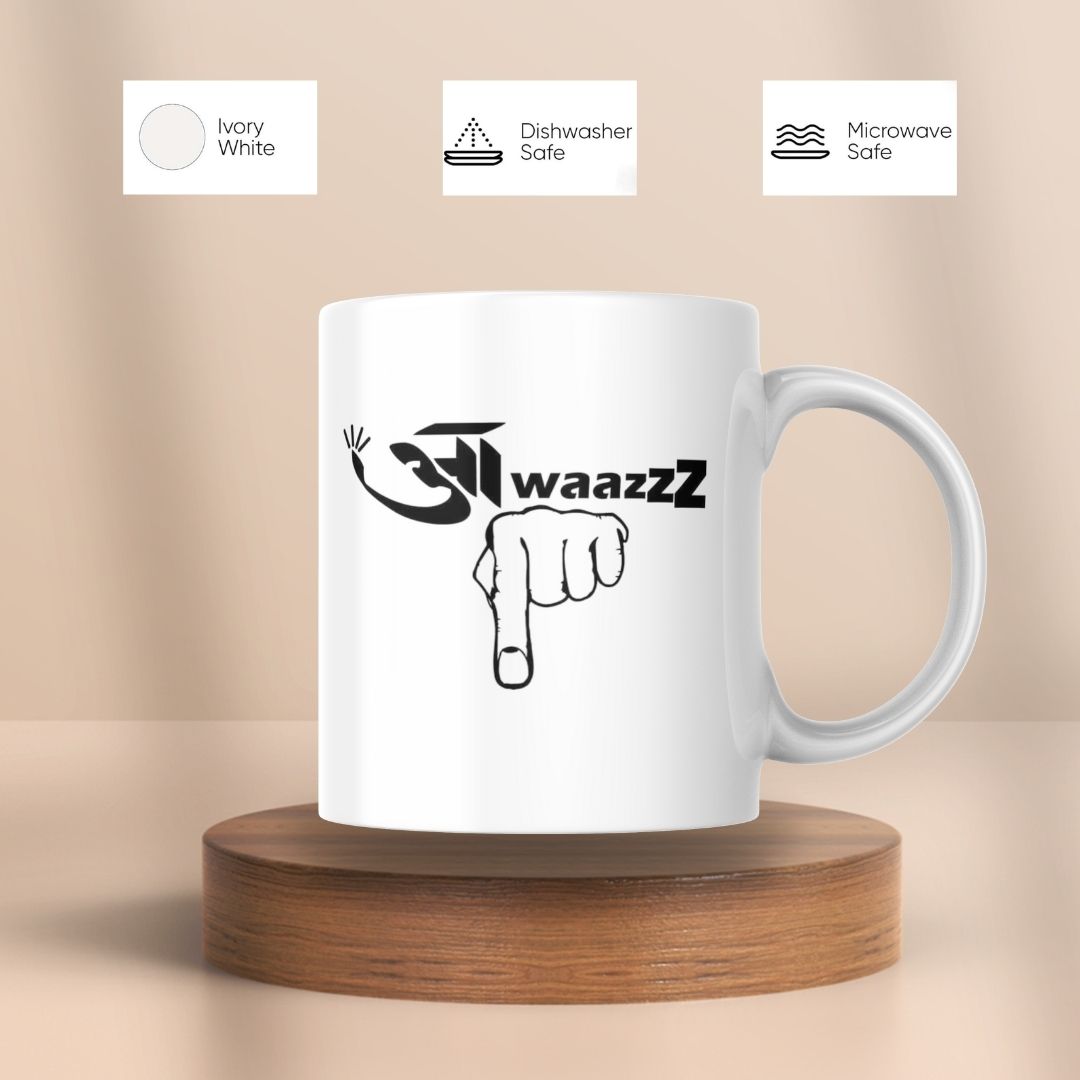 MintoLi Printed Ceramic Coffee Mug – 11 Oz Gifting Mug for Friends Family Colleagues – 325ml with Gift Box