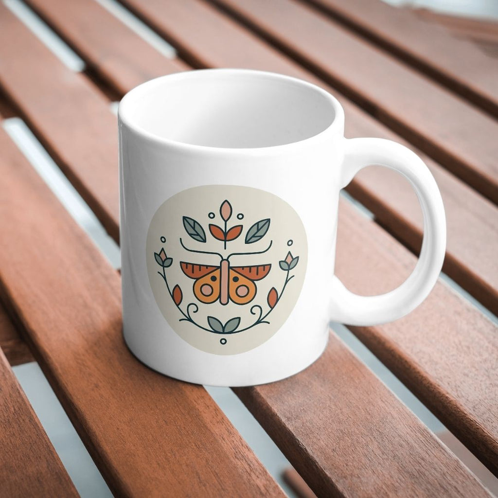 MintoLi Printed Ceramic Coffee Mug – 11 Oz Gifting Mug for Friends Family Colleagues – 325ml with Gift Box