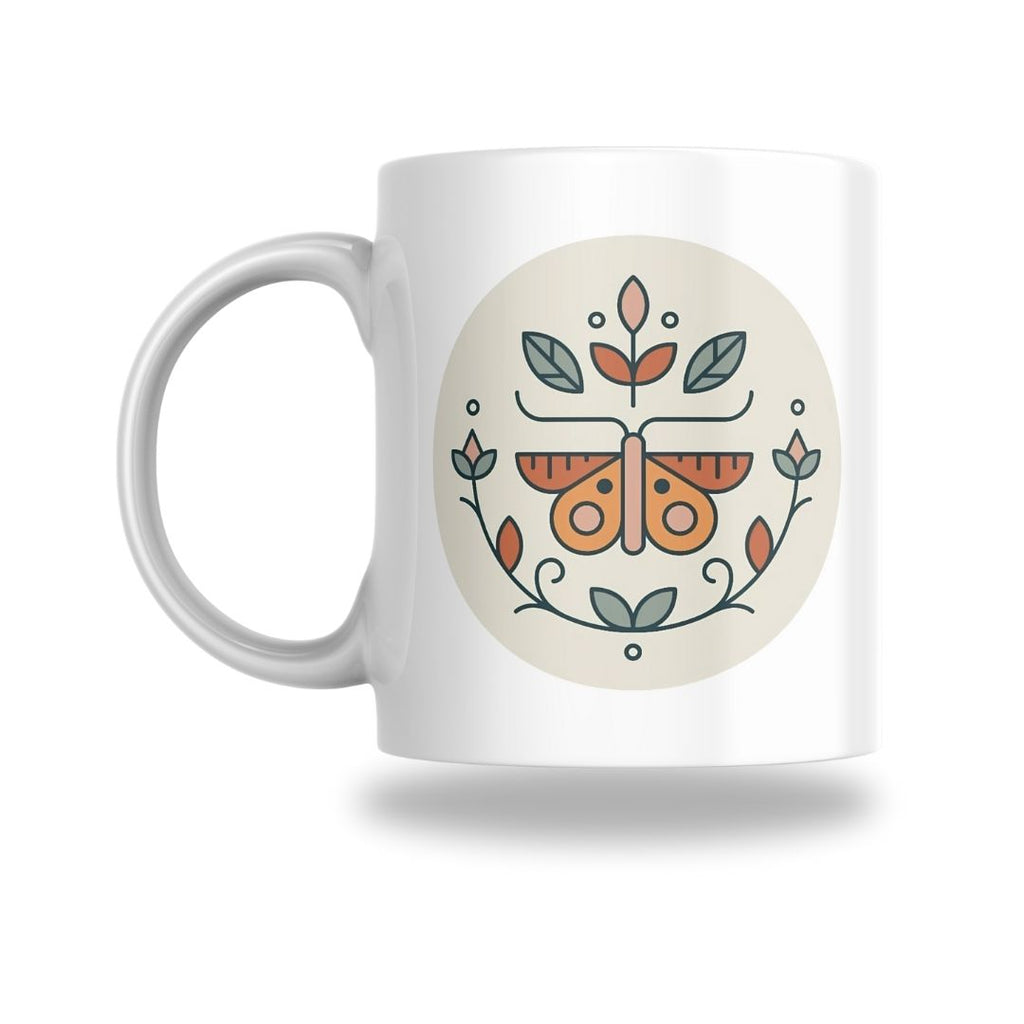 MintoLi Printed Ceramic Coffee Mug – 11 Oz Gifting Mug for Friends Family Colleagues – 325ml with Gift Box