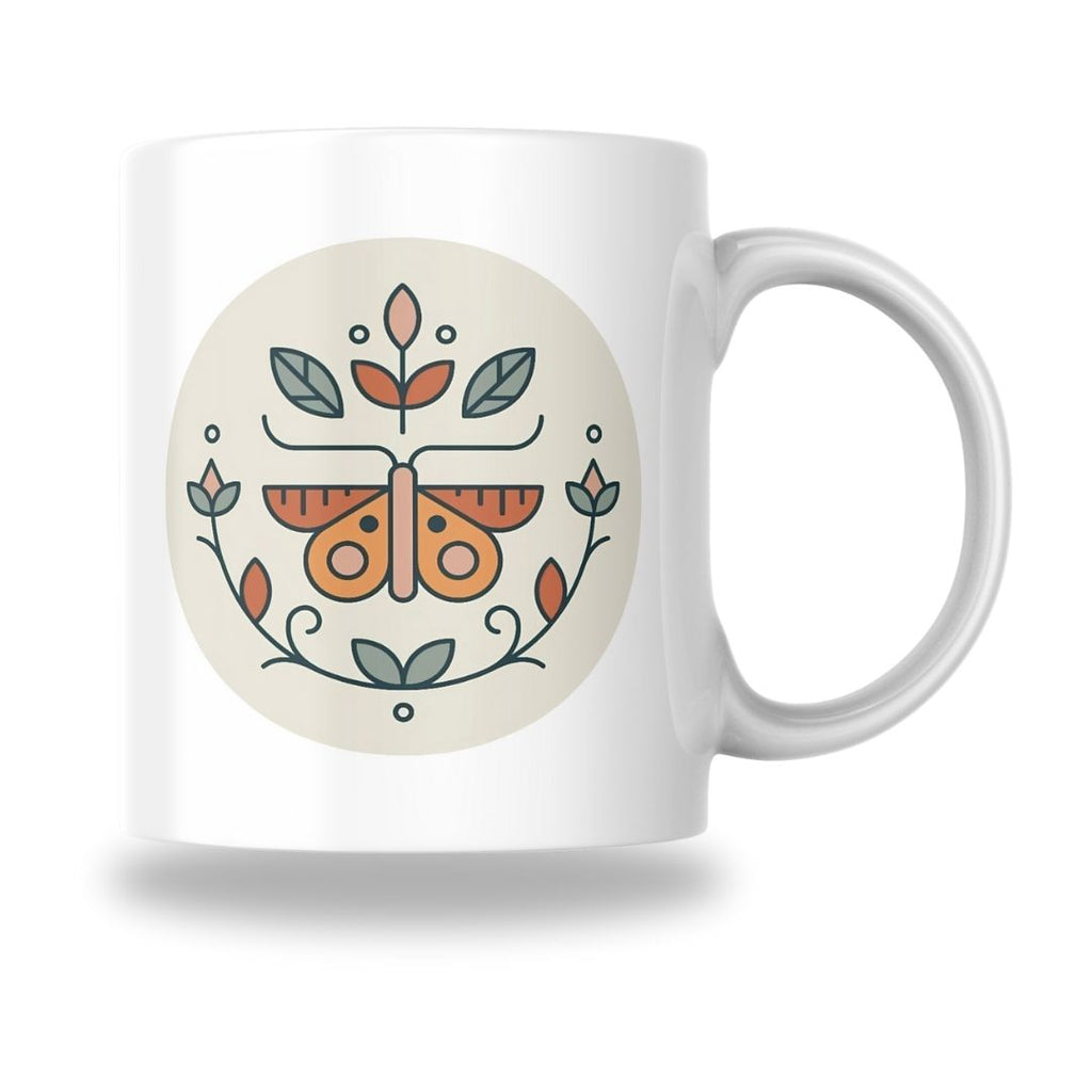 MintoLi Printed Ceramic Coffee Mug – 11 Oz Gifting Mug for Friends Family Colleagues – 325ml with Gift Box