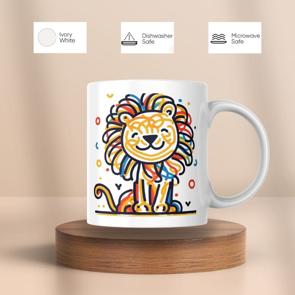 MintoLi Printed Ceramic Coffee Mug – 11 Oz Gifting Mug for Friends Family Colleagues – 325ml with Gift Box