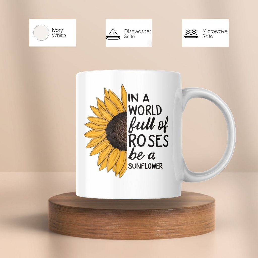 MintoLi Printed Ceramic Coffee Mug – 11 Oz Gifting Mug for Friends Family Colleagues – 325ml with Gift Box