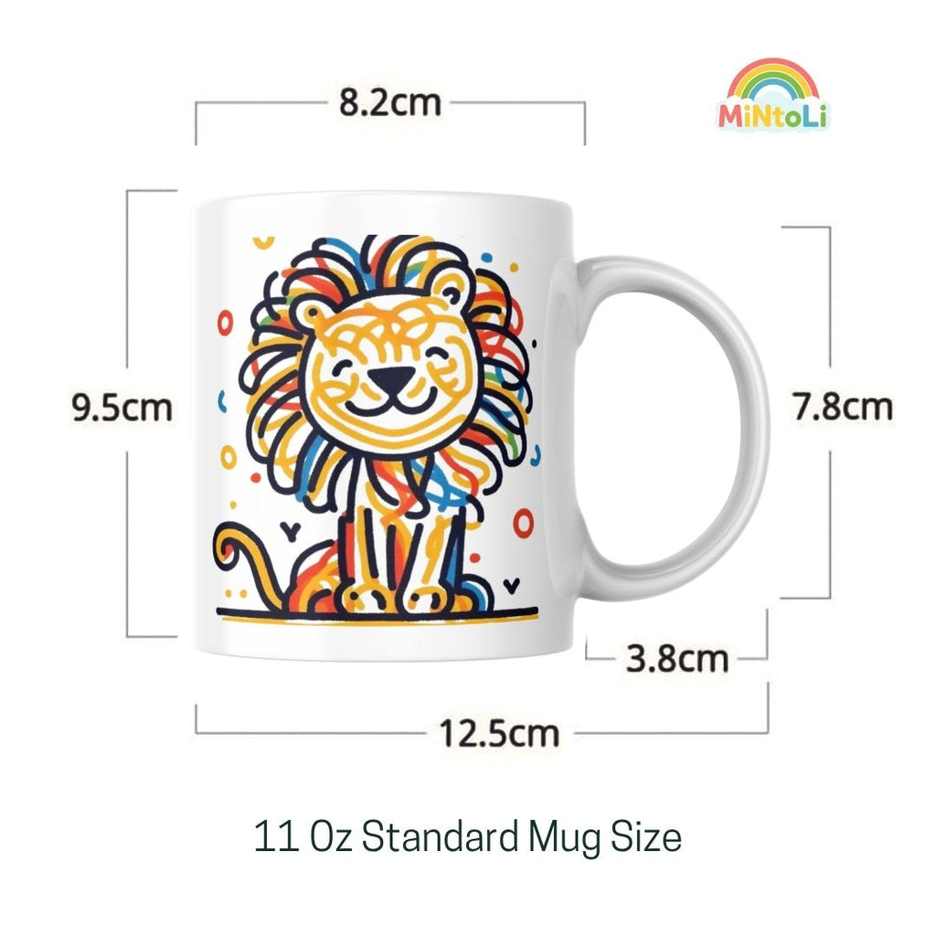 MintoLi Printed Ceramic Coffee Mug – 11 Oz Gifting Mug for Friends Family Colleagues – 325ml with Gift Box